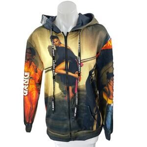 Kool & The Gang Rock & Roll Hall of Fame Ladie's Night Zip Hoodie Sweatshirt S